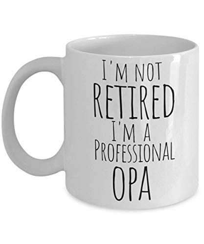 German Grandpa Opa Coffee Mug 11oz - Retirement & Birthday Gift for Grandfather