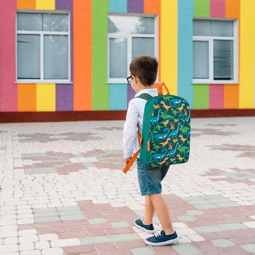 Trail Maker 15 Inch Dinosaur Kids Backpack for Boys and Girls