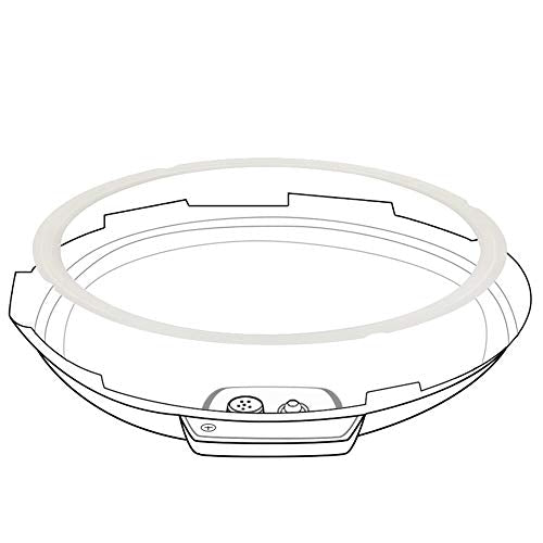 Silicone Sealing Ring for 8 Quart Pressure Cooker, 2-Pack Gasket Seal