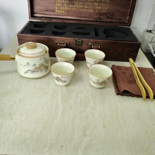Grey-House Scizorito Chinese Kung Fu Tea Set – Semi-Automatic Tea Set Gift Edition