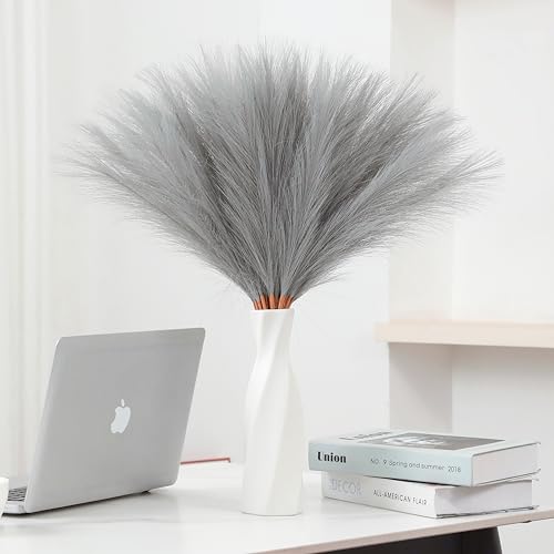 30-Piece Faux Pampas Grass Decor, 22-Inch Artificial Floral Stems