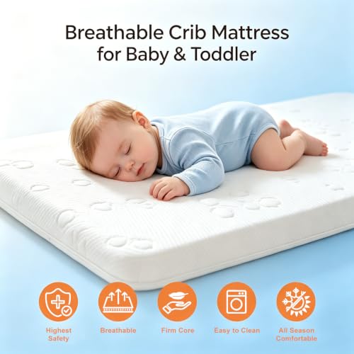 Dual Layer Memory Foam Bassinet Mattress Pad 39" x 27"