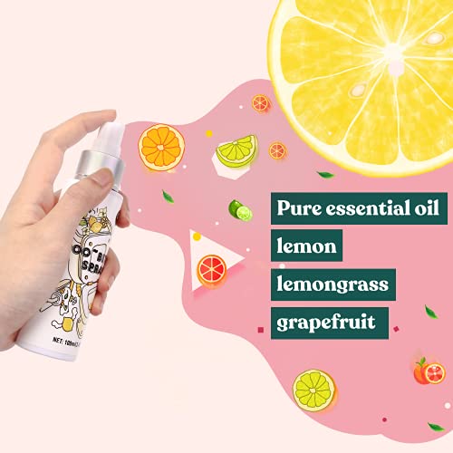 Natural Citrus Toilet Spray Deodorizer - Essential Oil Poo Spray, 6.8 fl oz