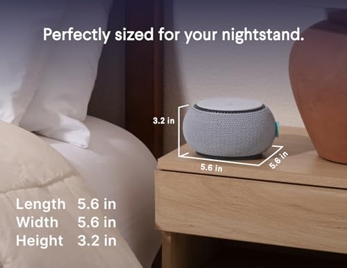 Smart White Noise Machine with Real Fan - App Controlled Sleep Sound Machine