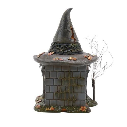 Halloween Village Crypt of the Old Hag Light Up Building, 6.77 Inch
