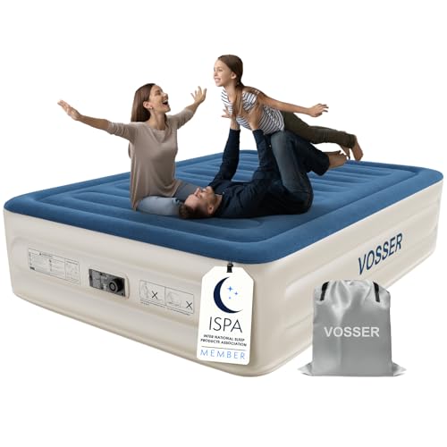 Queen Air Mattress with Built-In Pump - 18 Inch Raised Inflatable Bed