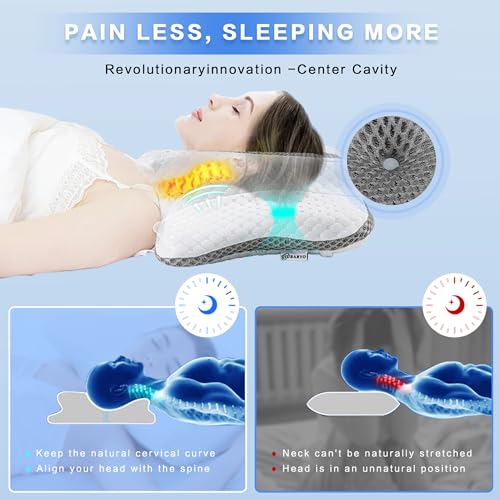 Adjustable Ergonomic Cervical Pillow for Neck Support