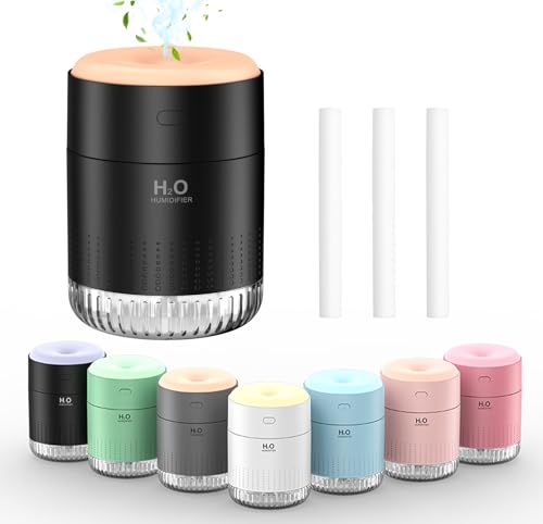 Small Plant Humidifier 500ml Indoor with Colorful Lights