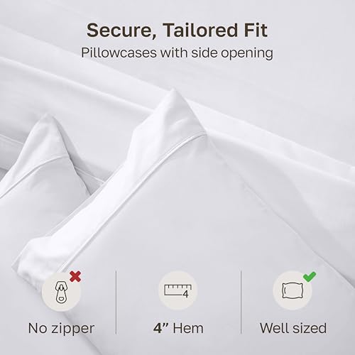 California Design Den 100% Cotton Pillowcases 2-Pack, 400 Thread Count