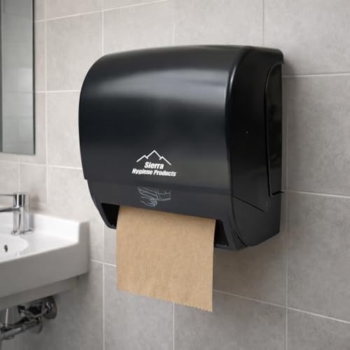 1-Ply Commercial Natural Hardwound Paper Towels, 8" x 800', 6 Rolls