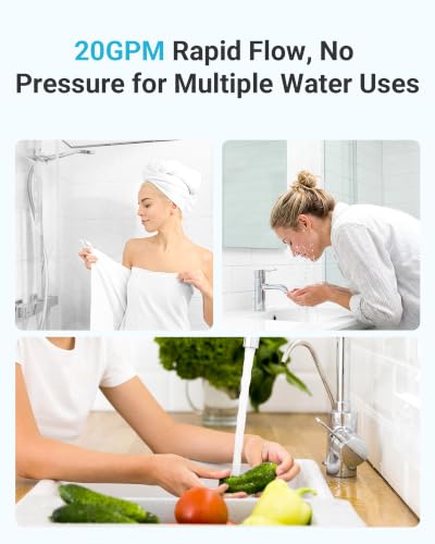 Aqua Crest AP810 Whole House Water Filter 3 Pack - 5 Micron Sediment Replacement