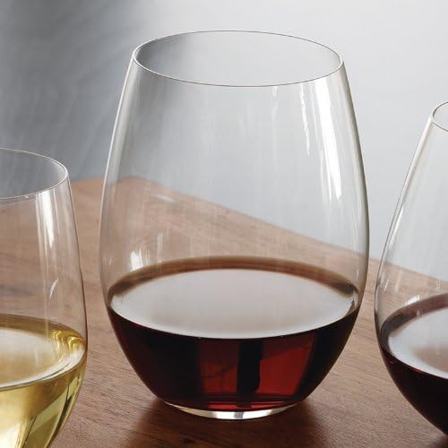 Stemless Wine Tumbler Set for Cabernet and Merlot, 21 oz - Set of 4
