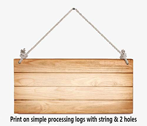 Rustic Wooden Duck Sign, Farmhouse Style Hanging Wall Decor, 12-inch Plaque
