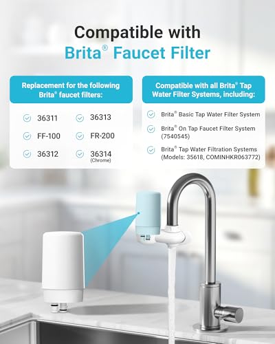 Faucet Water Filter Replacement Cartridges, 2-Pack - Model 7027W
