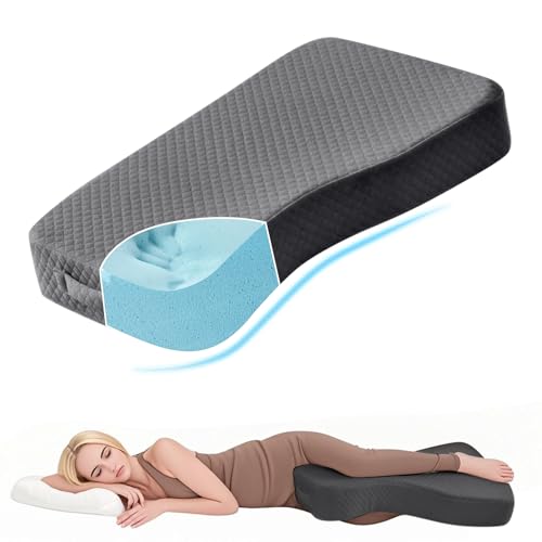 Memory Foam Knee Pillow for Side Sleepers – 4" Height Leg Support