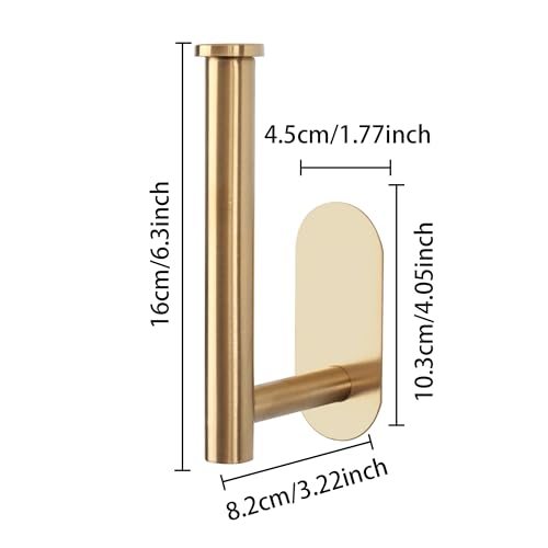 Gold Adhesive Curtain Holdbacks (2 Pack) - No-Drill Metal Tie Backs