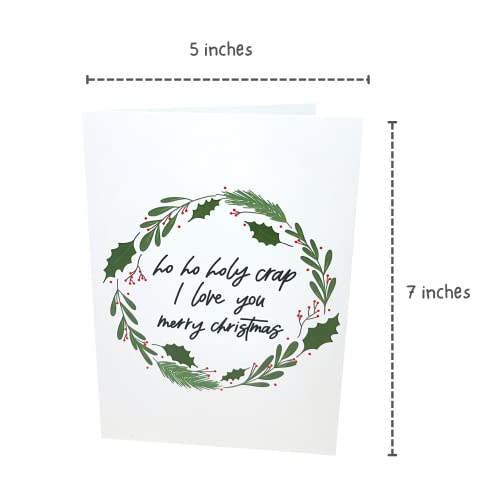 Sleazy Greetings Funny Christmas Card for Boyfriend, Girlfriend, Wife, Husband