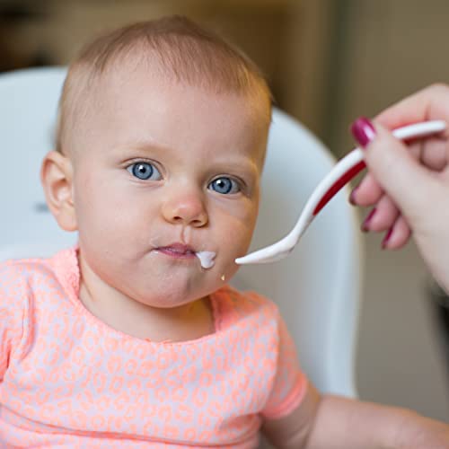 Temperature Sensing Baby Feeding Spoons Soft Silicone 4-Pack