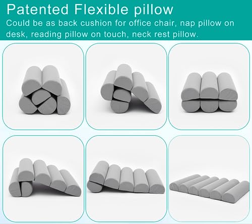 Ergonomic Lumbar Support Pillow for Office Chair - Adjustable Back Cushion