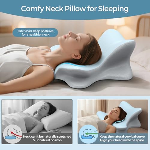 Ergonomic Cervical Neck Pillow for Pain Relief & Support