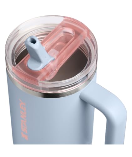 Insulated Stainless Steel Travel Tumbler with Flip Straw, 40 oz
