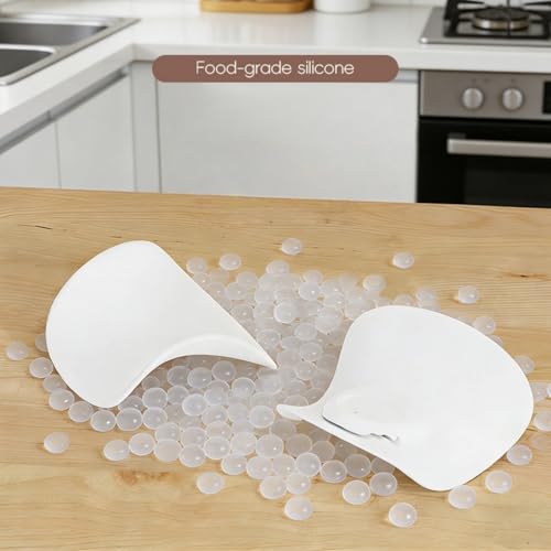 Silicone Flour Pouring Chute and Splash Guard for Stand Mixers