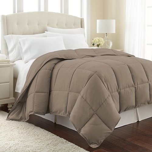 Oversized King Down Alternative Comforter - Dark Taupe, All Season