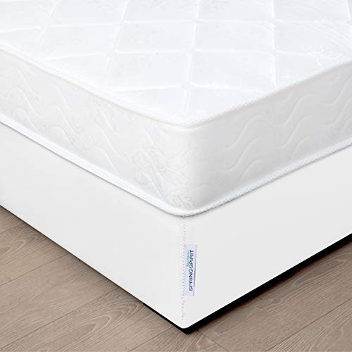 Queen Size Box Spring Cover - Elastic Woven Bed Skirt Alternative