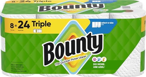 Select-A-Size Paper Towels, White - 8 Triple Rolls (24 Regular Rolls)