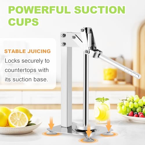 Heavy Duty Stainless Steel Lemon Squeezer & Muddler with Cup - Commercial Grade