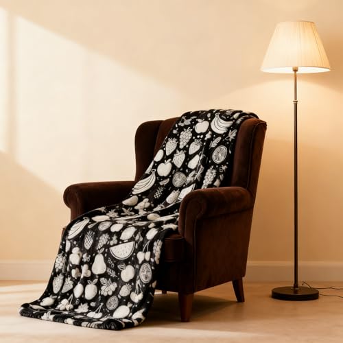 DIY Personalized Throw Blanket 50x60 Inch No-Sew Fleece & Velvet Gift