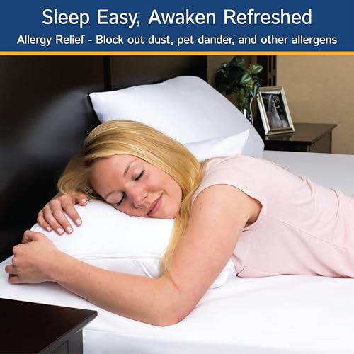 Waterproof Zip Mattress Protector - Hypoallergenic Encasement, Deep Pocket