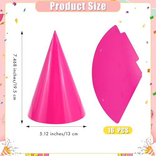 Party Cone Hats for Adults and Kids - Bulk Birthday Headwear Supplies