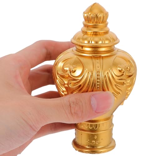 10pcs Decorative Gold Curtain Rod Finials for 28mm Drapery Poles