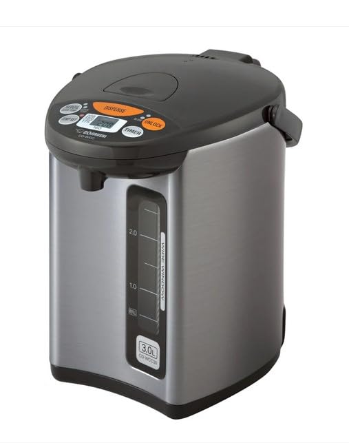 Zojirushi Micom Water Boiler and Warmer 4.2 Quarts / 4L Silver - Digital Temperature Control & Keep Warm