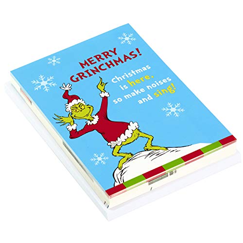 Hallmark Grinch Christmas Cards Boxed Assortment – 24 Envelopes Included