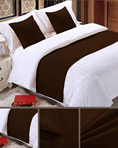 800 Thread Count Egyptian Cotton Bed Runner Set with Cushion Covers