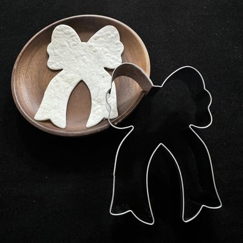 Bow Cookie Cutter - 4 Inch Stainless Steel, Dishwasher Safe for Baking & Decorating