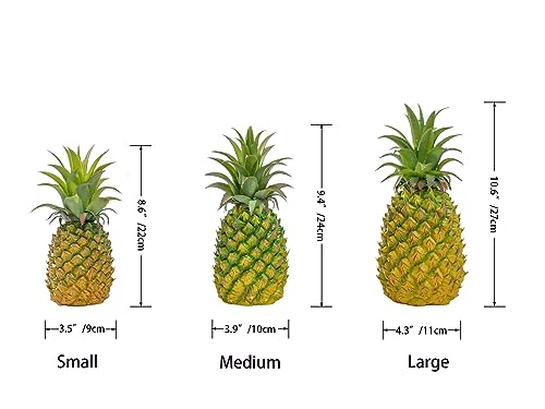 Lifelike Artificial Pineapple Decoration - Eco-Friendly Simulated Fruit for Home & Kitchen