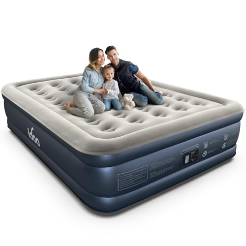 Queen Air Mattress with Built-in Pump - 18" Raised Inflatable Bed