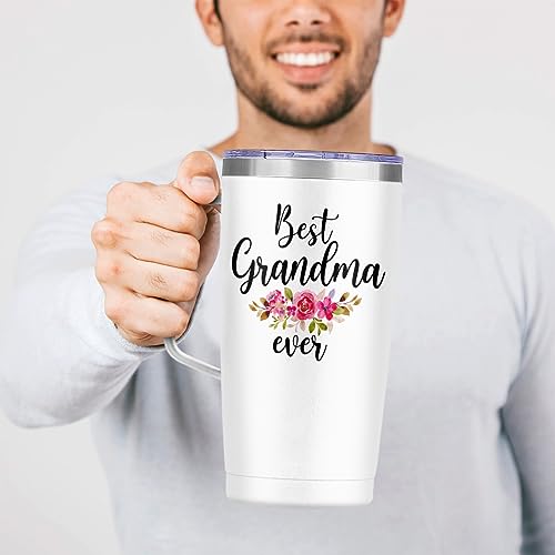 Grandma Tumbler with Handle 20oz Insulated Stainless Steel Coffee Travel Mug - Grandma 2