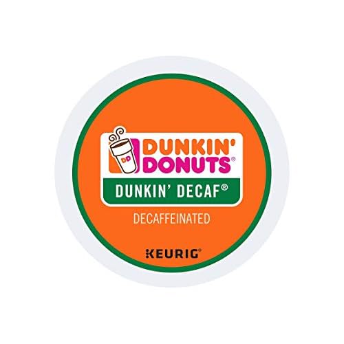Dunkin' Donuts 2516933 Dunkin' Decaf Coffee K-Cup Pods Medium Roast 24/Box (400846)
