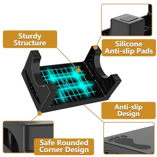 Heavy-Duty Foldable Step Stool - 450lb Capacity Non-Slip Collapsible Stool