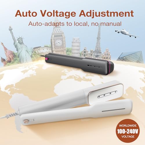 3-in-1 Portable Travel Iron & Clothes Steamer with Rotatable Head, 90ml