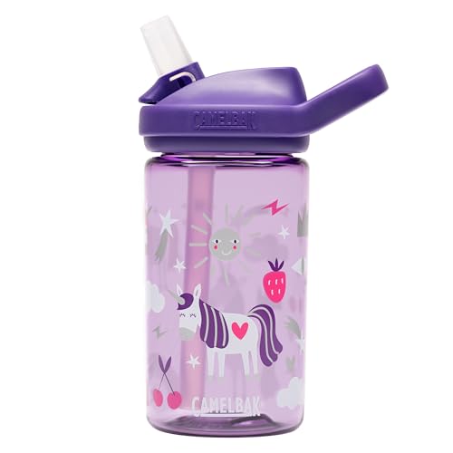 CamelBak Eddy+ Kids Water Bottle 14oz with Bite Valve Straw