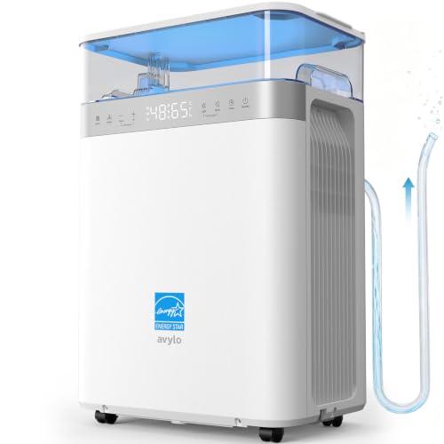 Large Basement Dehumidifier with Pump and Hose 90 Pints for Home