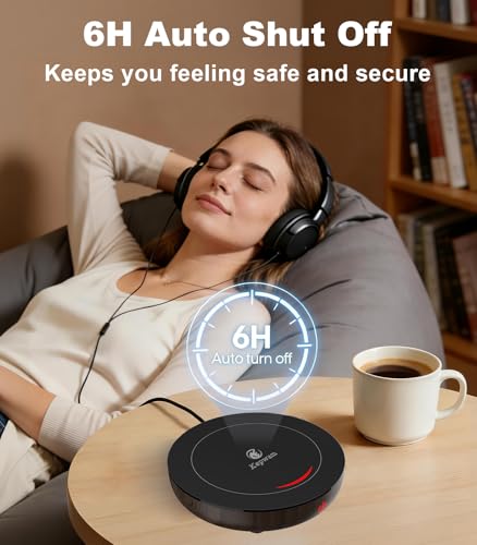 3-Temp Coffee Mug Warmer & Candle Heater with 6H Auto Shut-Off