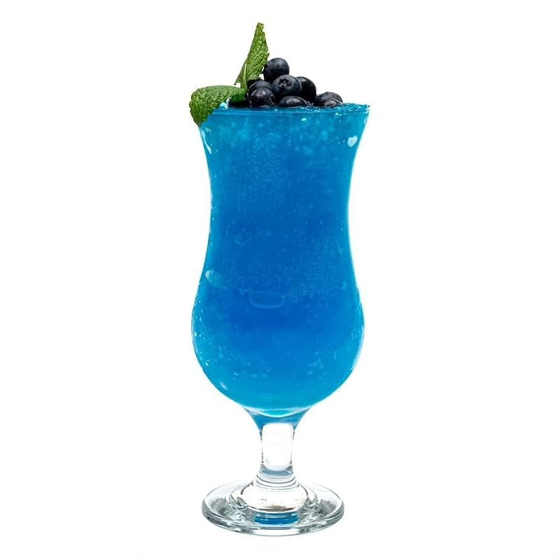 Vikko Hurricane Glasses Set of 4, 13.25 oz Tropical Cocktail & Drinkware