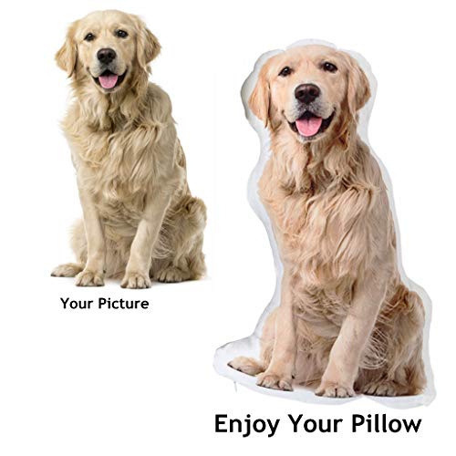 Custom Pet Photo Pillow - Personalized Die-Cut Shaped Pet Portrait