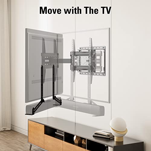 Universal Soundbar Mount Bracket for Above or Under TV - Holds up to 15 lbs